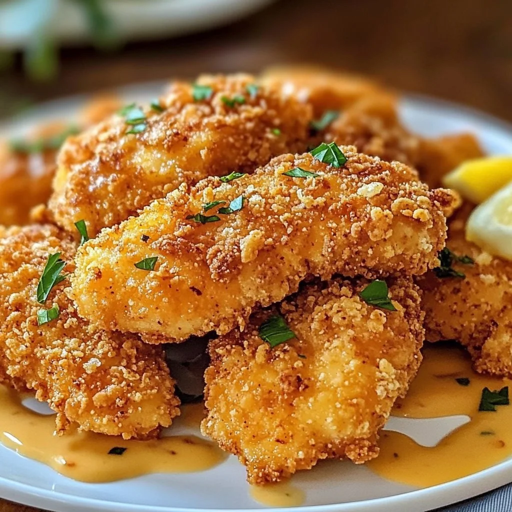 Crispy Ritz Cracker Chicken