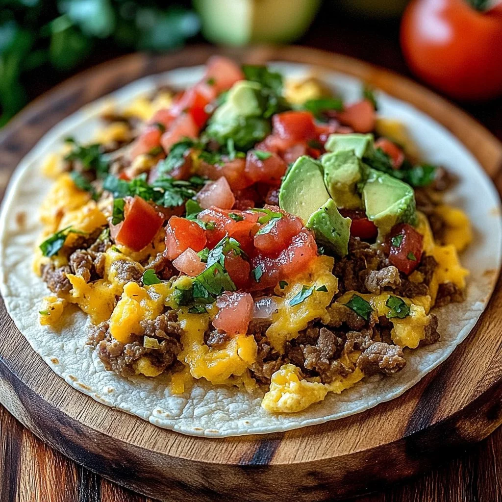 Crockpot Breakfast Tacos