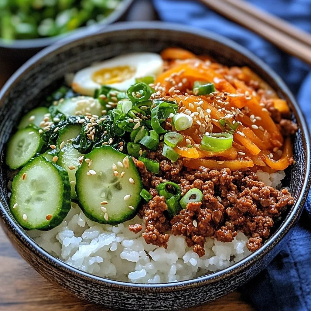Korean Ground Beef Bowl