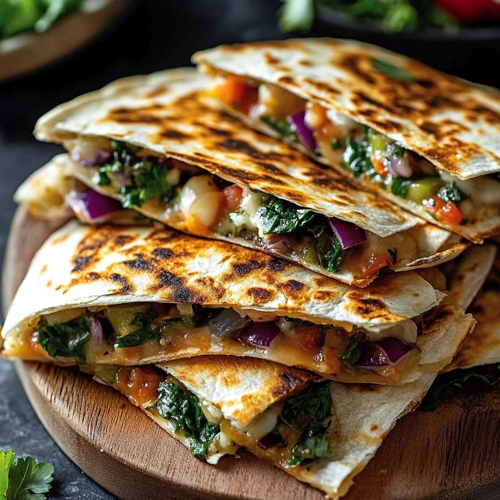 Mediterranean Quesadillas