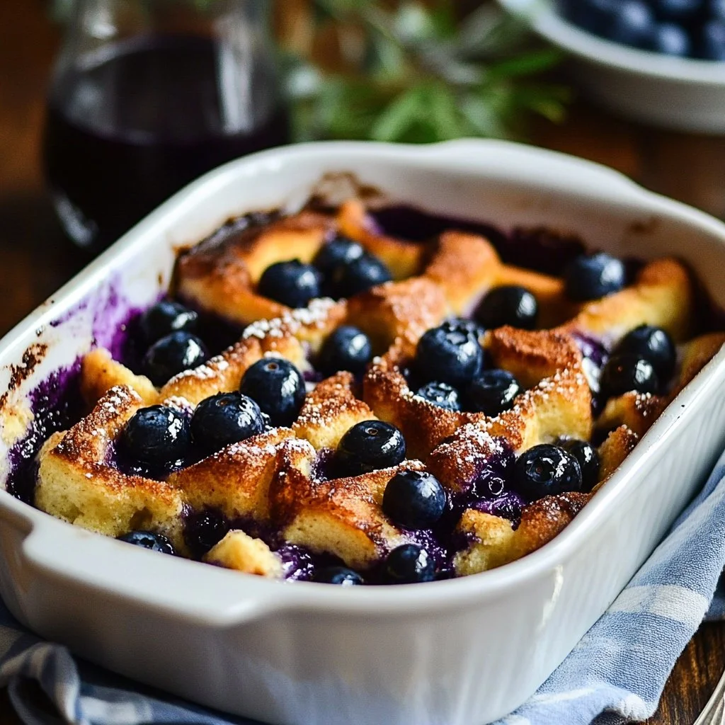 Blueberry French Toast Casserole