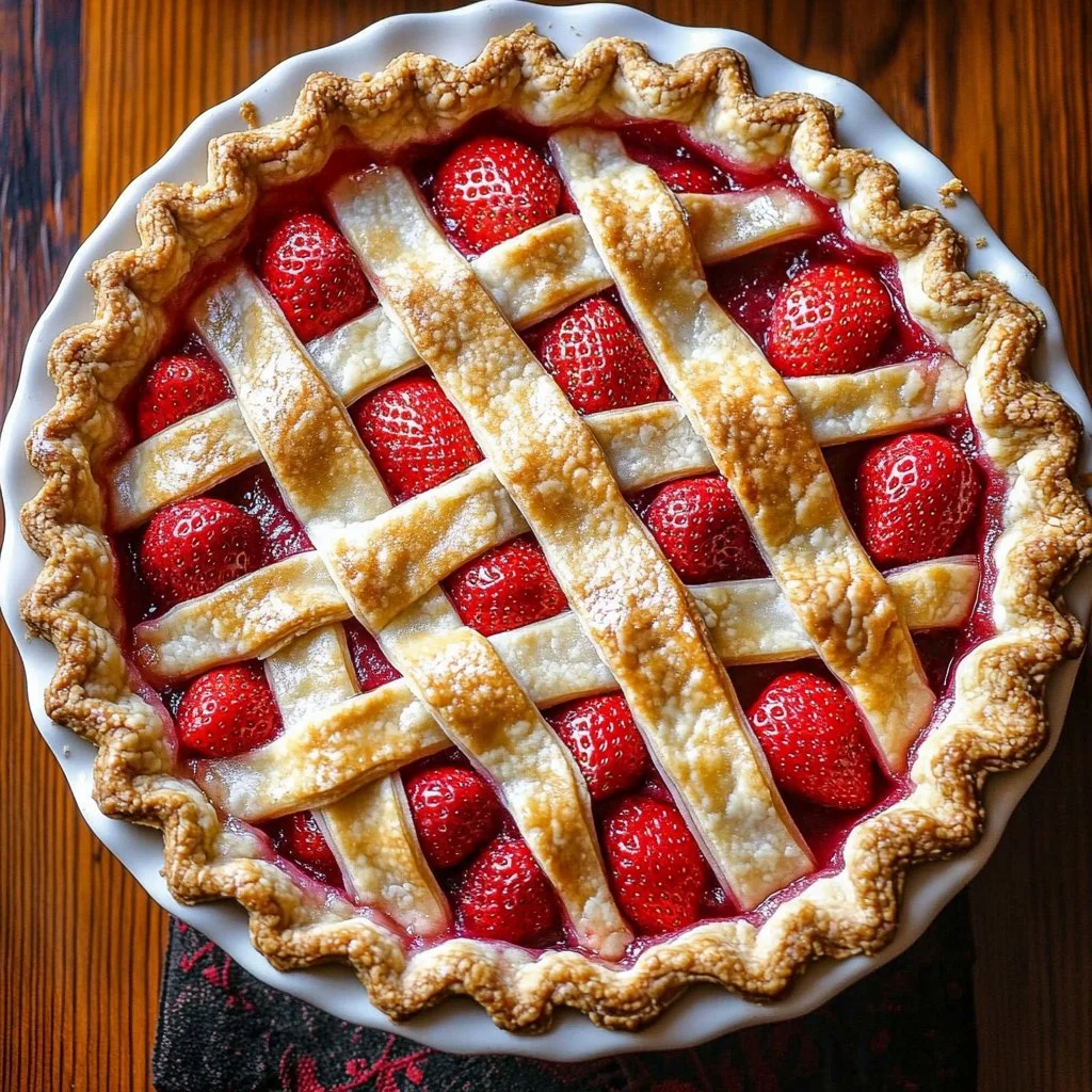 Double Crusted Strawberry Pie