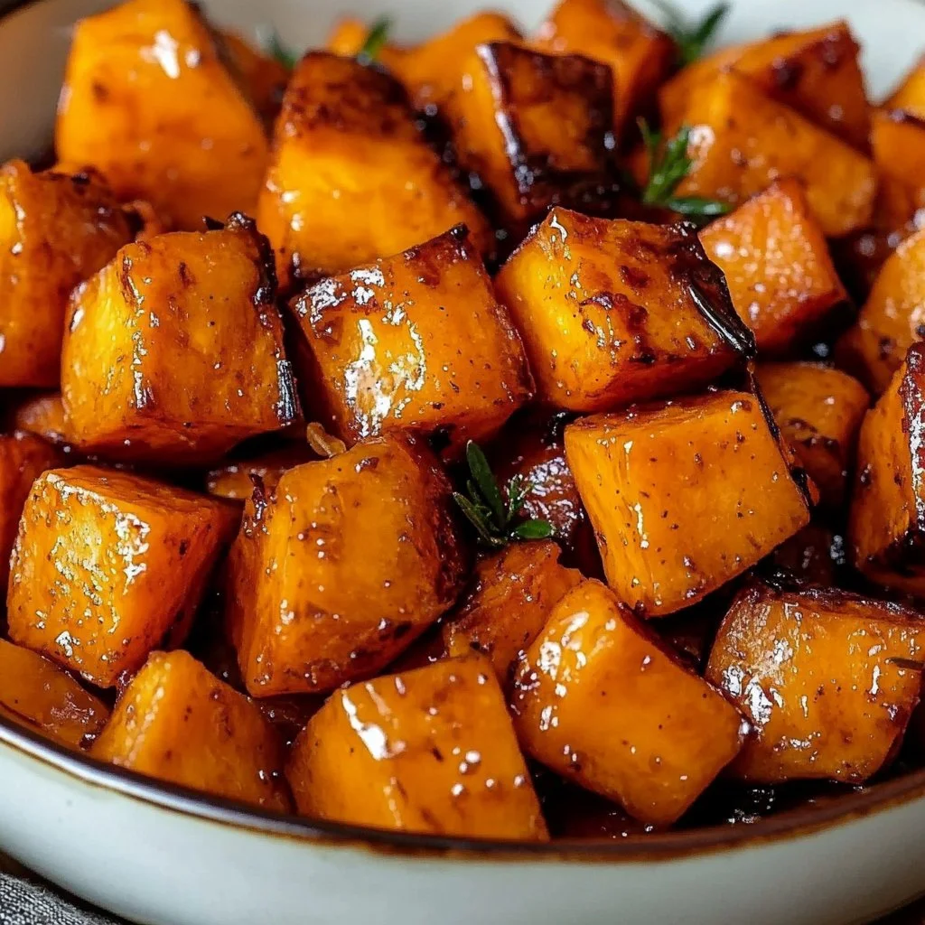 Honey Roasted Sweet Potatoes