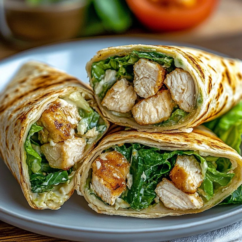 Chicken Caesar Wraps