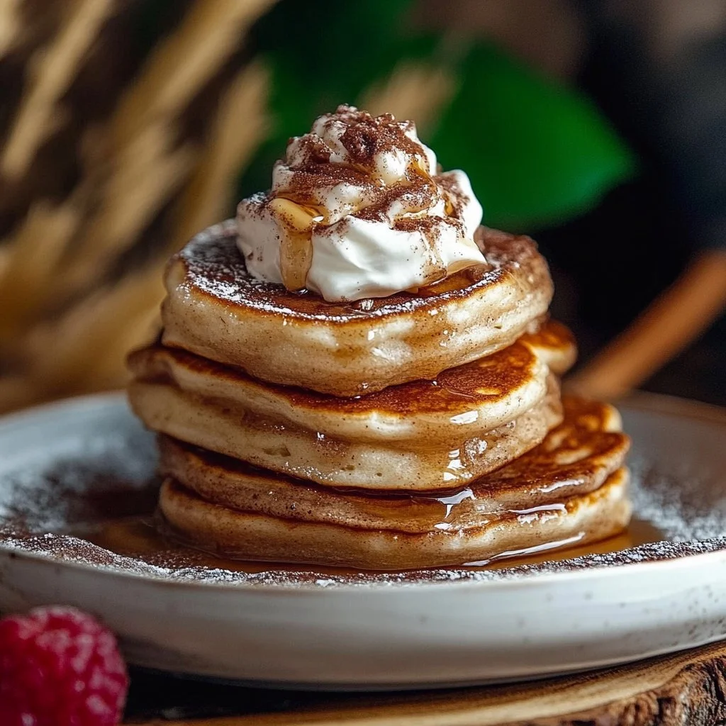 Cinnamon Roll Pancakes