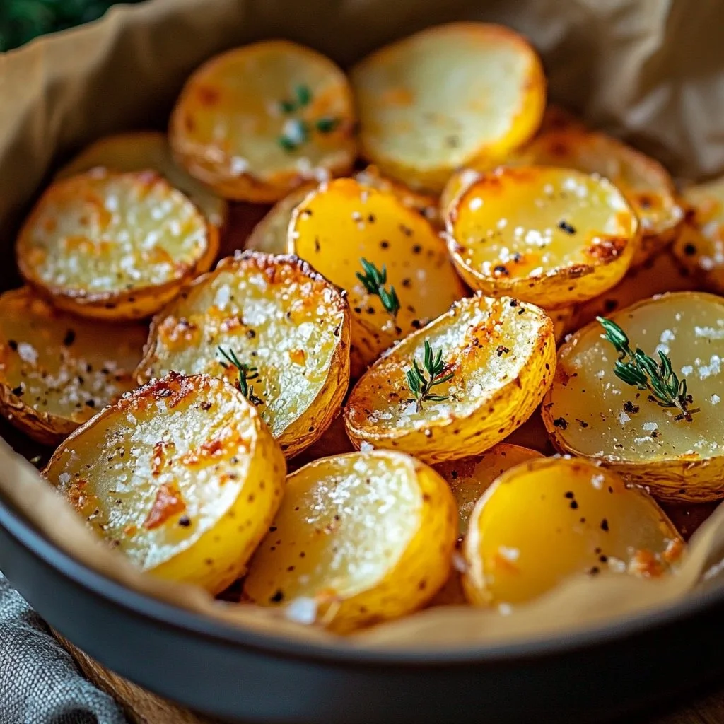 Crispy Oven-Baked Sliced Potatoes