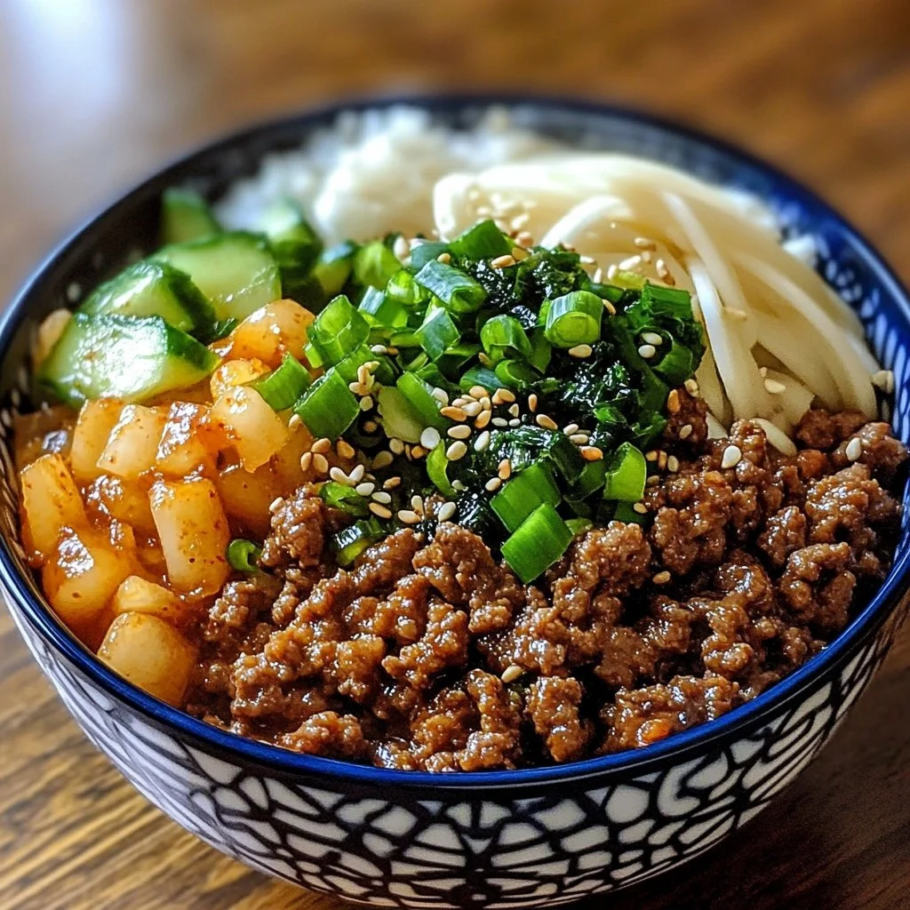 Korean Ground Beef Bowl