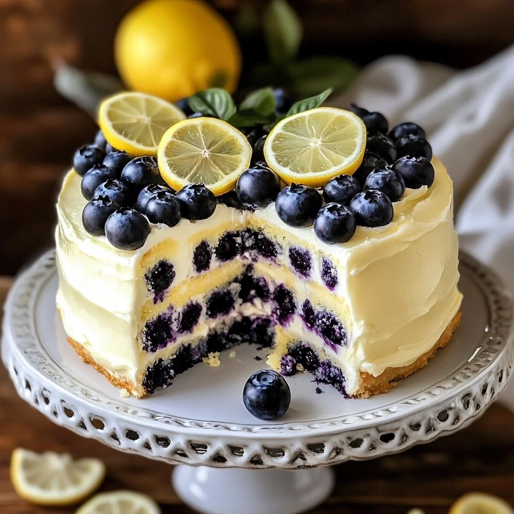 Lemon Blueberry Cake