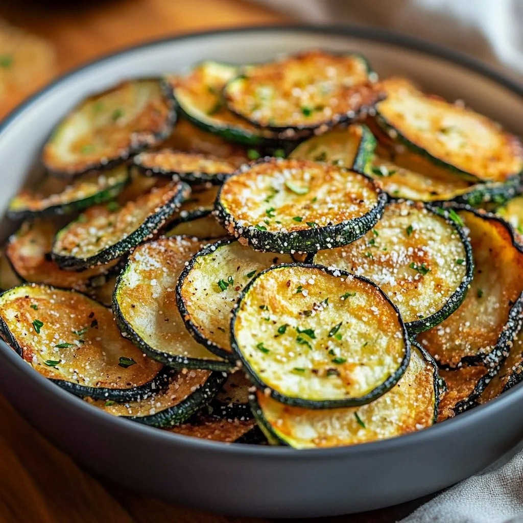 Oven-Baked Zucchini Chips