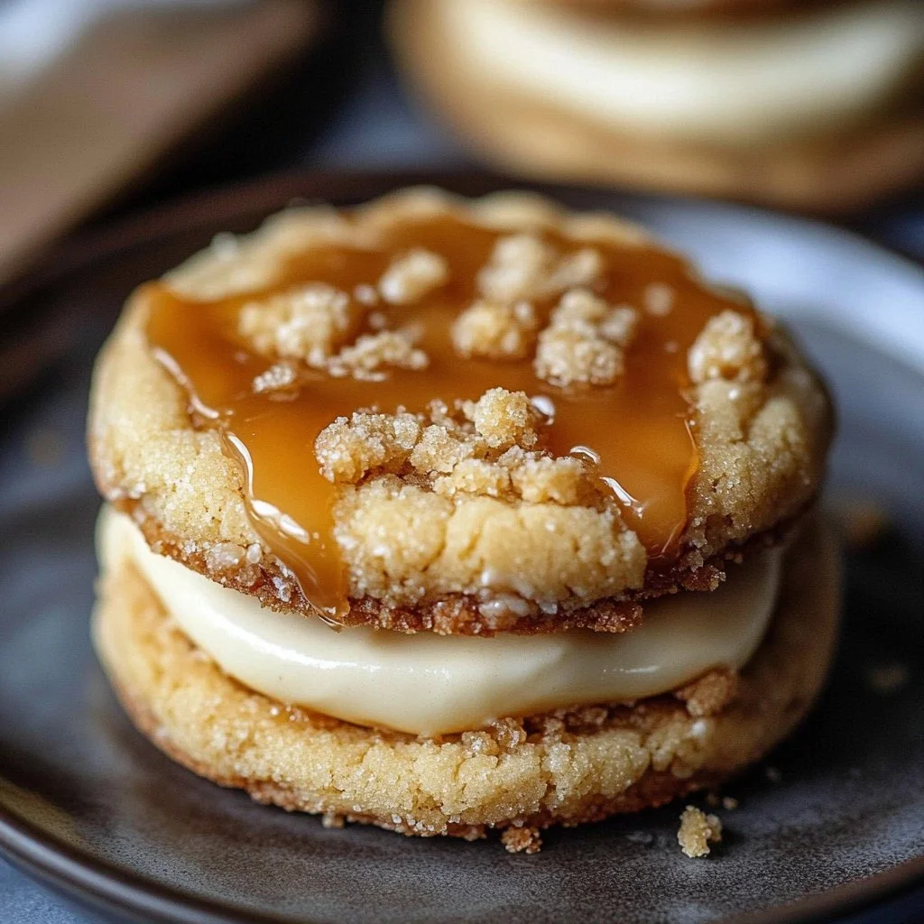 Decadent Copycat Crumbl Salted Caramel Cheesecake Cookie