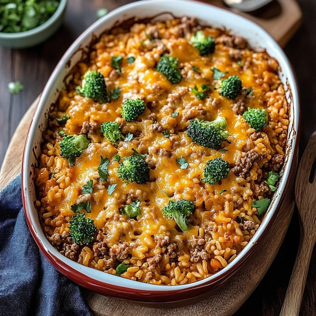 Ground Turkey Rice Casserole