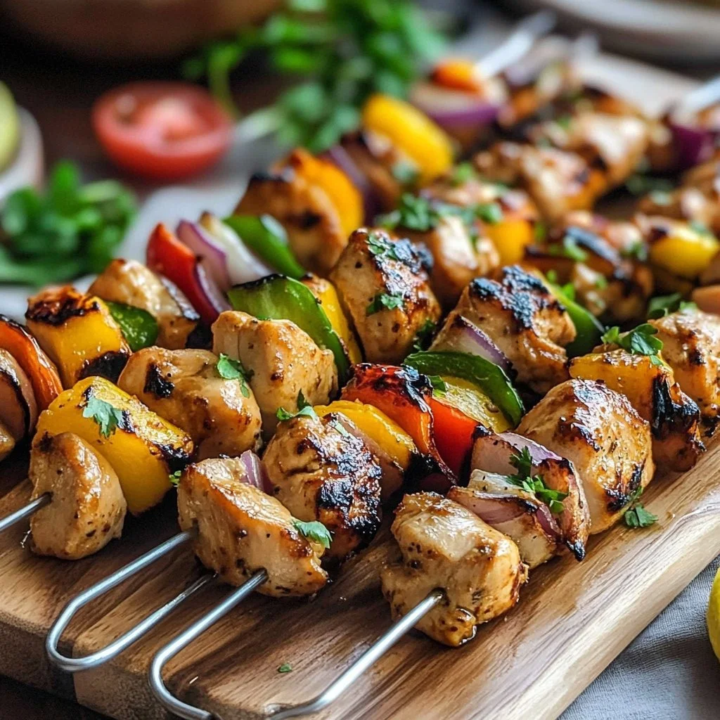 Hawaiian Chicken Skewers