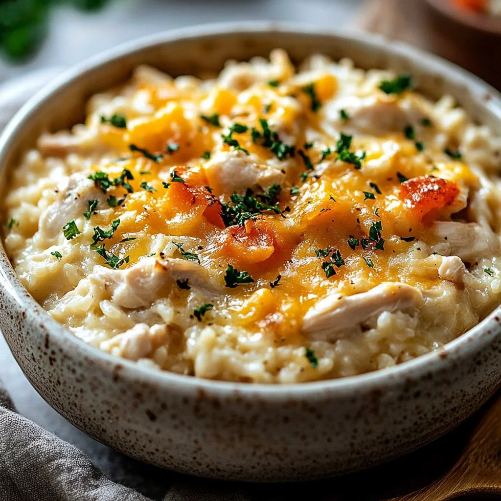 The Family Crockpot Chicken and Rice Casserole
